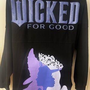 Universal Black and Lavender Graphic Long Sleeve Tee